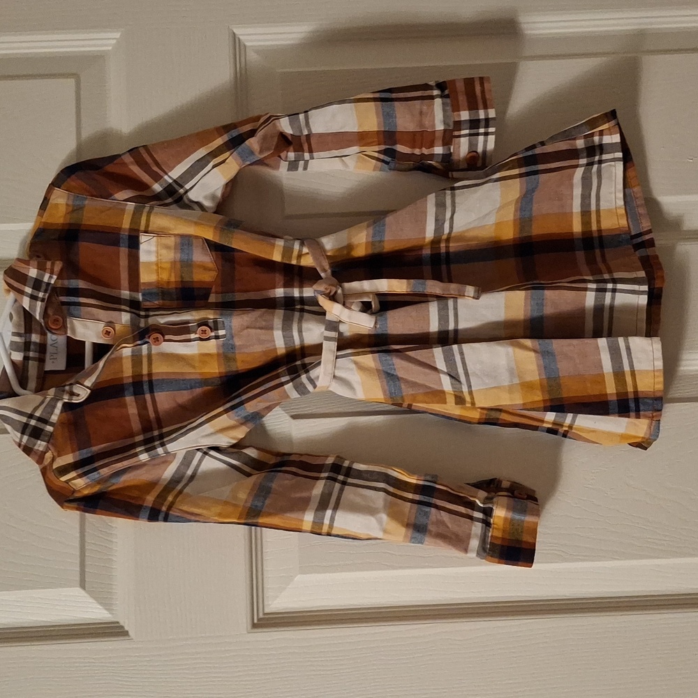 Size 4 toddler plaid shirt dress